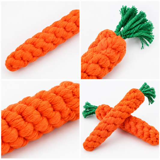 Carrot Knot Rope Toy