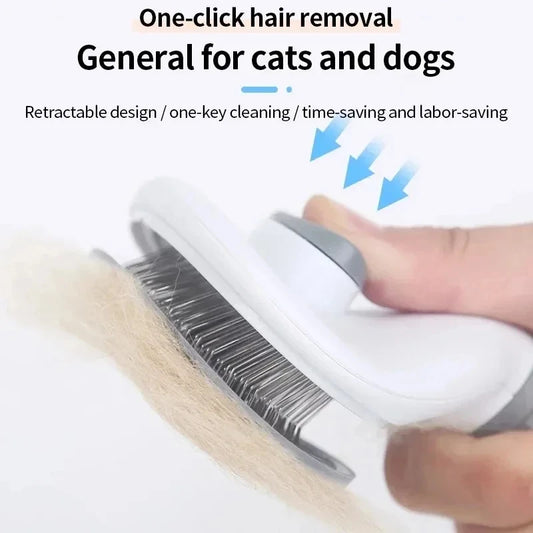 FurFresh™ Self-Cleaning Pet Brush