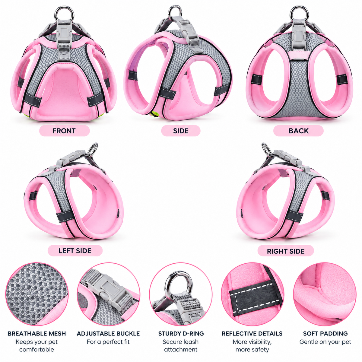 AdventureFit™ Reflective Pet Harness