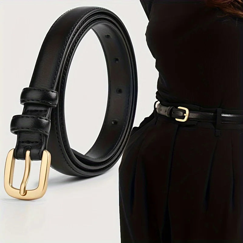 2PCS Fashion Belt Simple, High-End Daily Wear