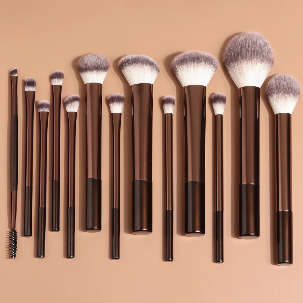 13PCS Makeup Brush Set – Foundation, Concealer, Powder & Eyeshadow