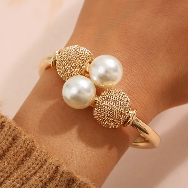 New Style Adjustable Pearl Bracelet Lady Jewelry