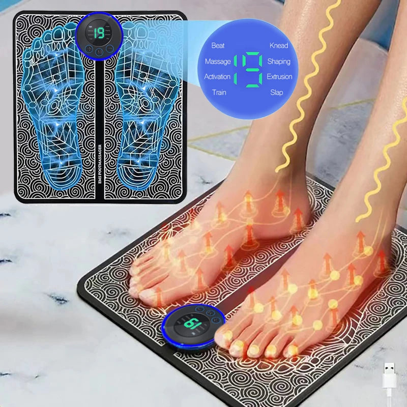 Electric Foot Massage Pad Muscle Relaxation & Fitness