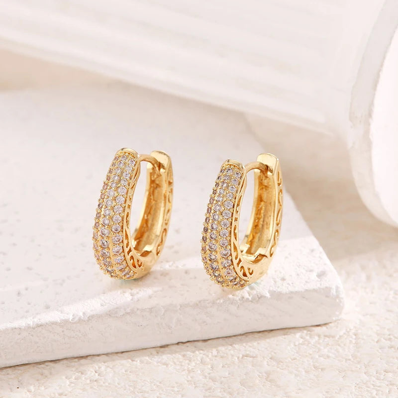 Boho High-End Zircon Earrings Fashion Jewelry for Women