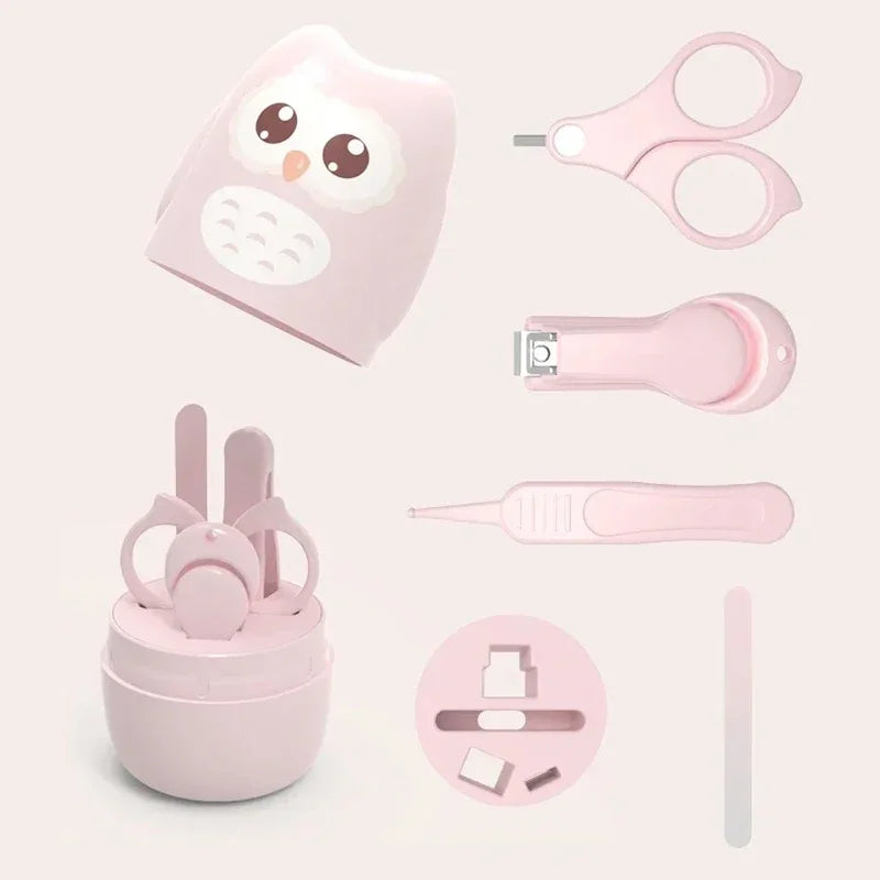 Baby Nail Care Set – Kid-Safe Scissors, Clipper, File & Tweezers