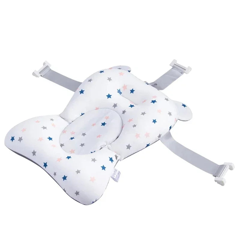 Foldable Baby Bath Support  Adjustable Floating Newborn Cushion