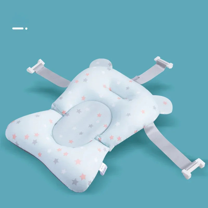 Foldable Baby Bath Support  Adjustable Floating Newborn Cushion