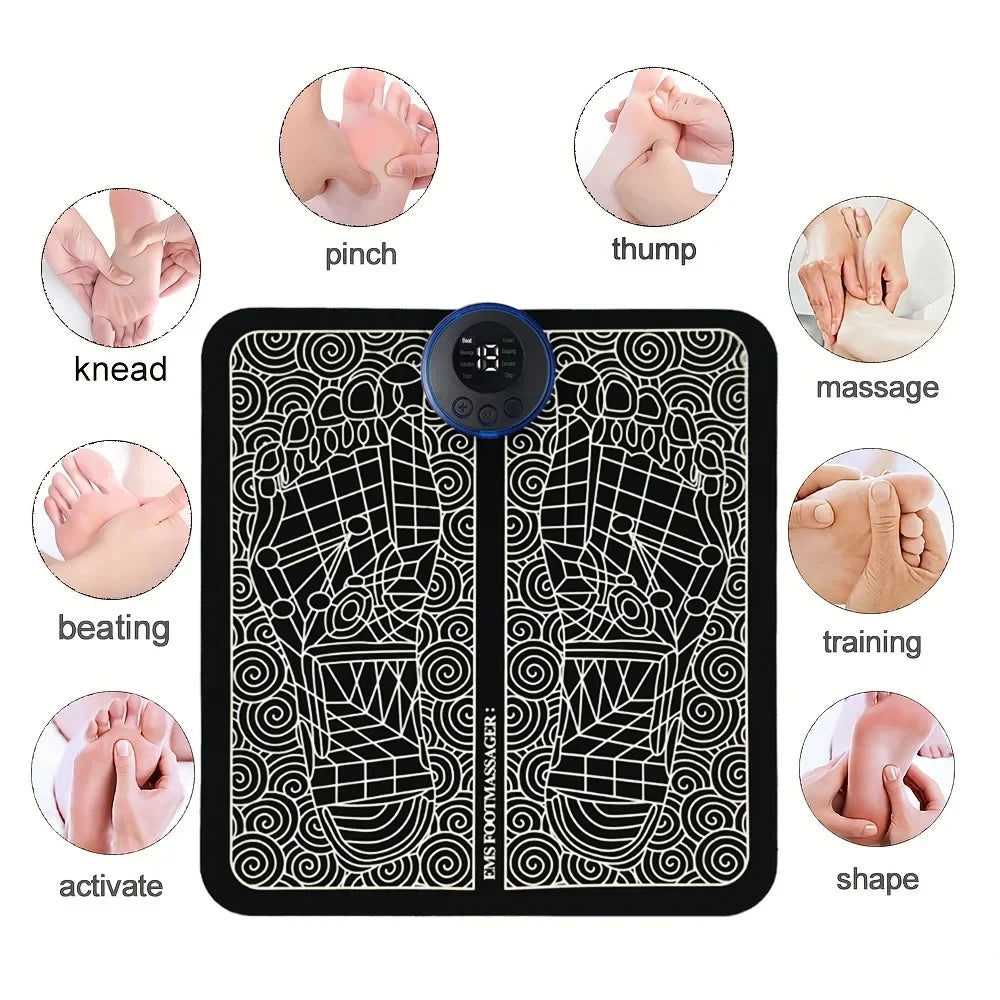 Electric Foot Massage Pad Muscle Relaxation & Fitness