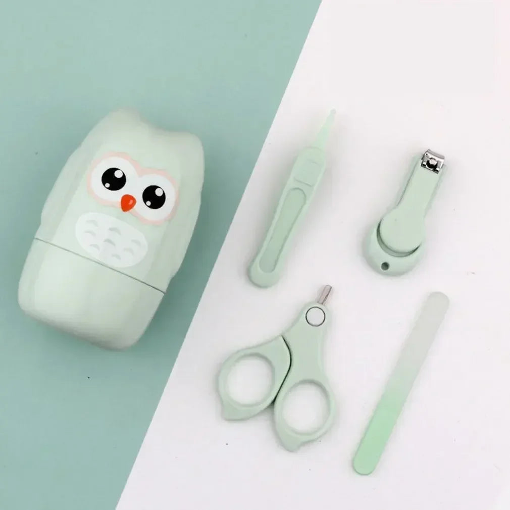 Baby Nail Care Set – Kid-Safe Scissors, Clipper, File & Tweezers