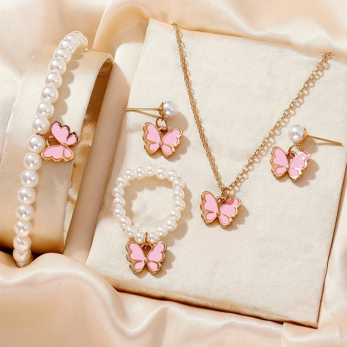 3PCS Clover Flower Jewelry Set for Women.