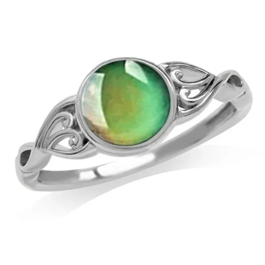 Moon Stone Color Changing Mood Ring,