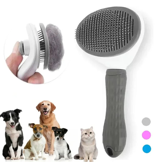 FurFresh™ Self-Cleaning Pet Brush