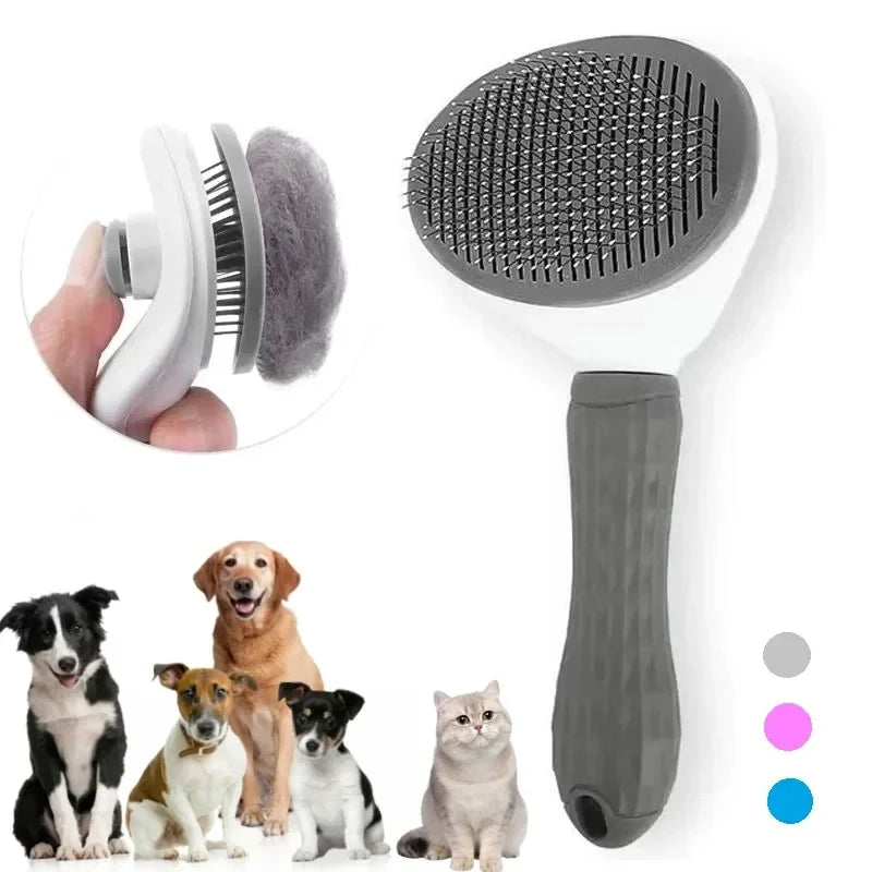 FurFresh™ Self-Cleaning Pet Brush