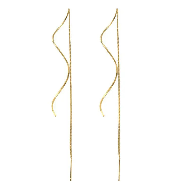 2-piece light luxury earrings for women. Simple and elegant