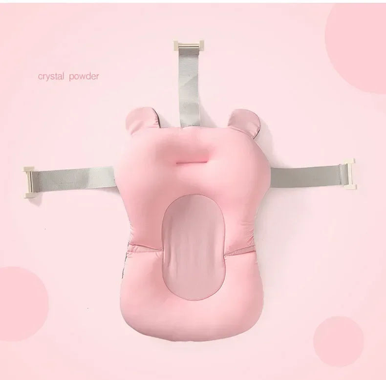 Foldable Baby Bath Support  Adjustable Floating Newborn Cushion