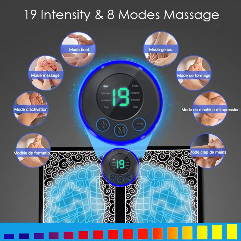 Electric Foot Massage Pad Muscle Relaxation & Fitness