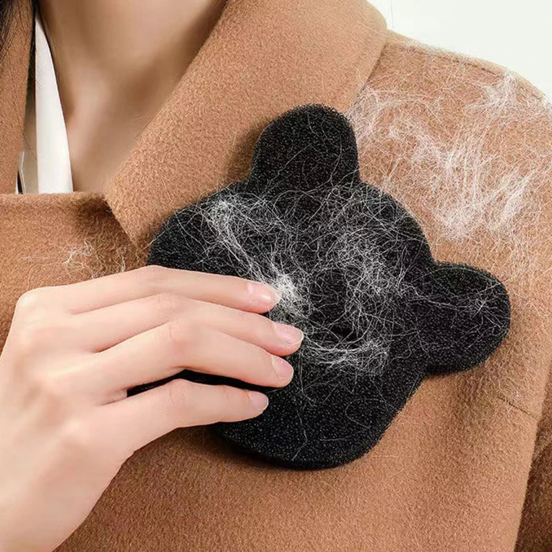 Pet Hair Remover for Laundry, 2 Pack Bear Sponge Laundry Balls – Powerful Lint & Fur Catcher