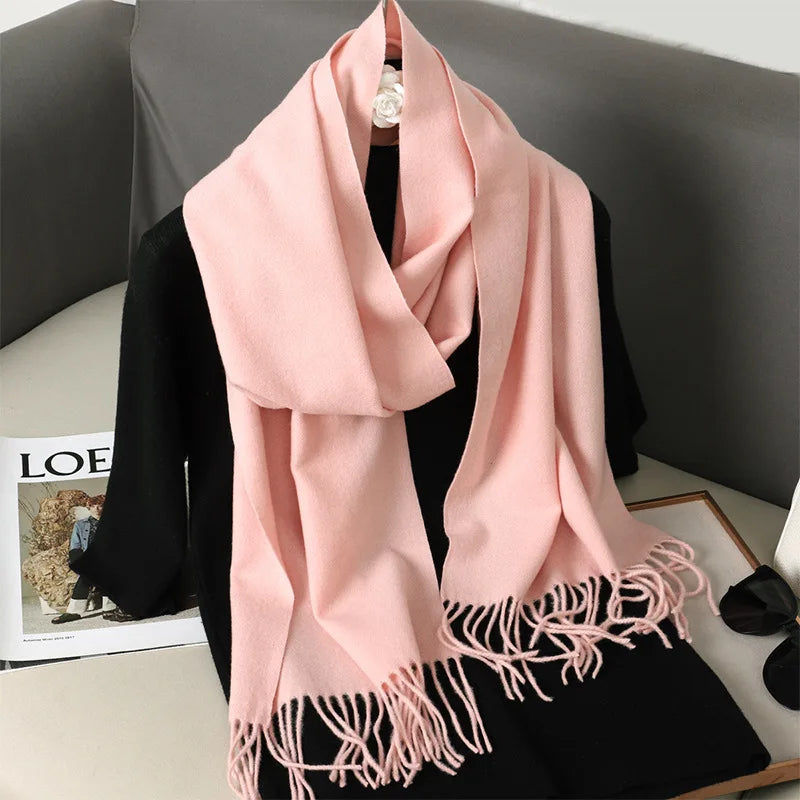 Women’s Warm Cashmere Shawl 62 Colors