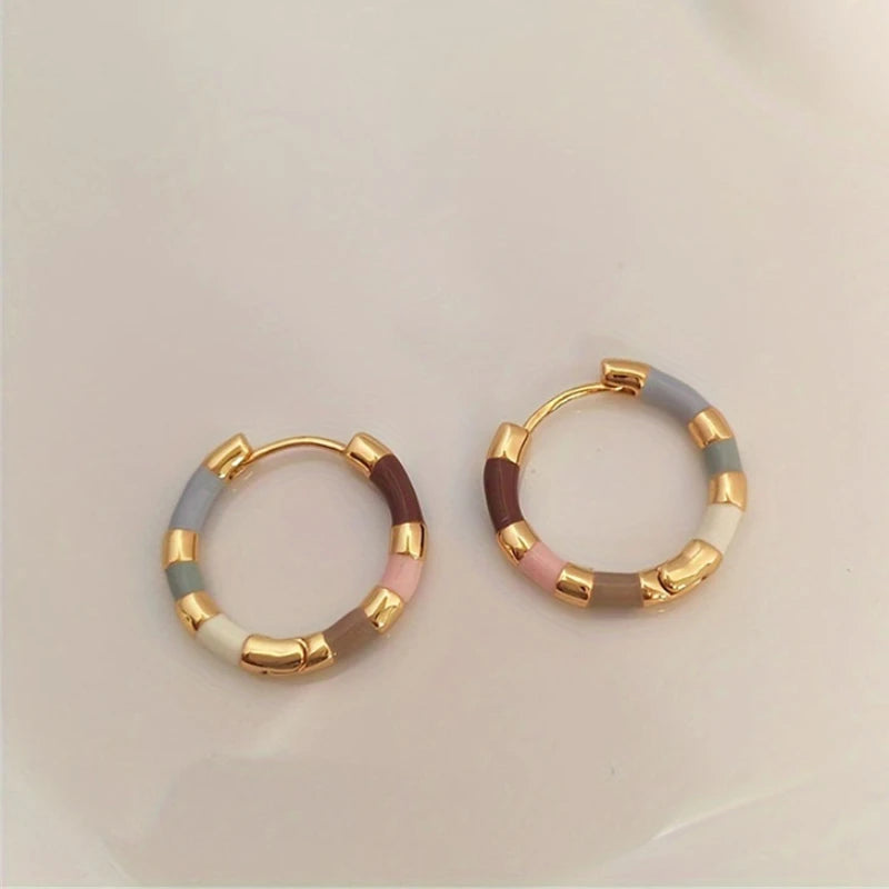 Trendy Retro Geometric Drop Earrings for Women