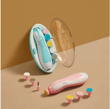 Electric Baby Nail Trimmer – Gentle Infant Nail Polisher Manicure Kit