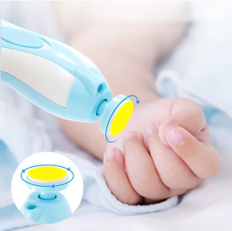 Electric Baby Nail Trimmer – Gentle Infant Nail Polisher Manicure Kit