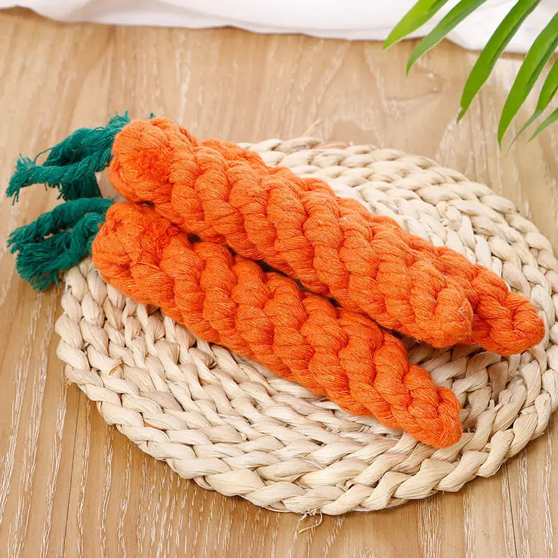 Carrot Knot Rope Toy