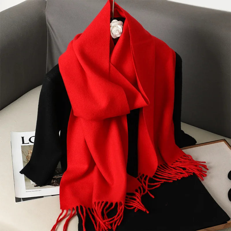 Women’s Warm Cashmere Shawl 62 Colors
