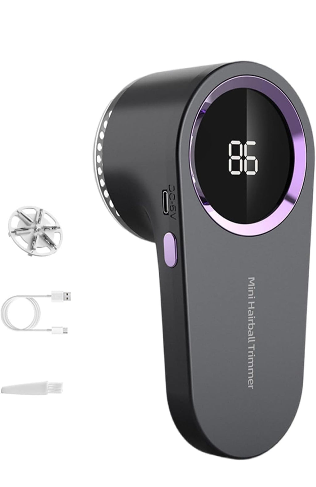 Electric Lint Remover USB Rechargeable with LED Screen – Fabric Shaver for Clothes & Sweaters