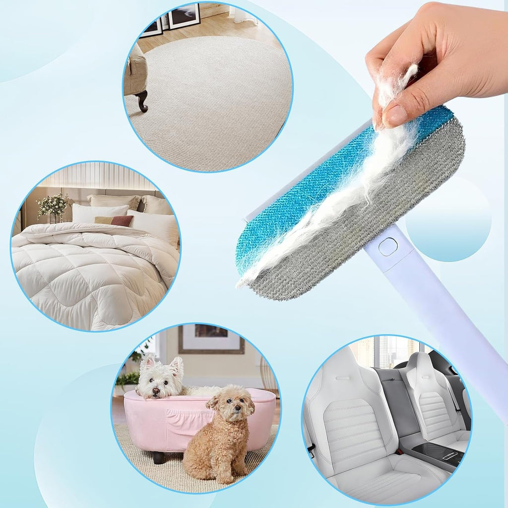 Fur-Be-Gone Pet Hair Brush Clean in Seconds